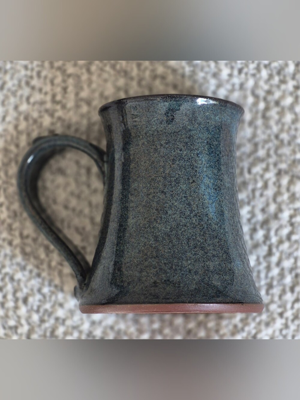 Stoneware Blue-Grey Ceramic Mug 10oz